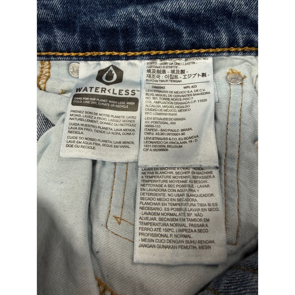 Levis 541 Athletic Taper Mens Jeans 30x32 Medium Wash Blue Denim Jeans (GG28) - Picture 3 of 9